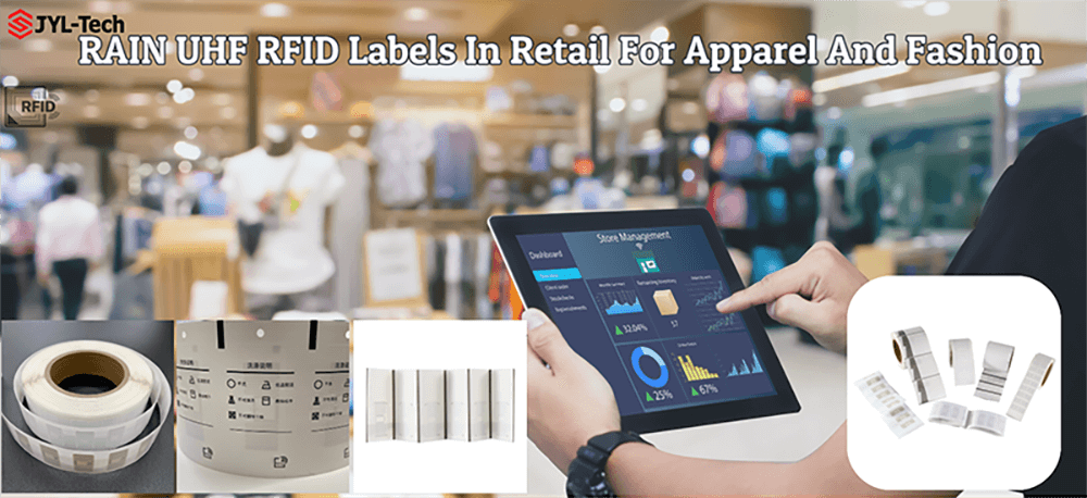 ملصقات RAIN UHF RFID في تجارة التجزئة للملابس والأزياء